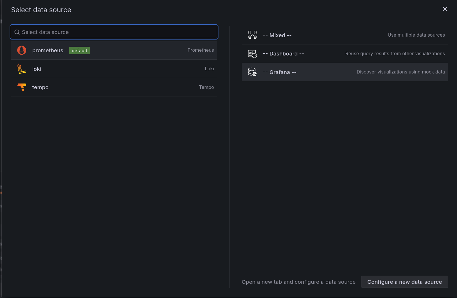 Sélection des données