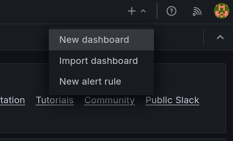 Dashboard Menu